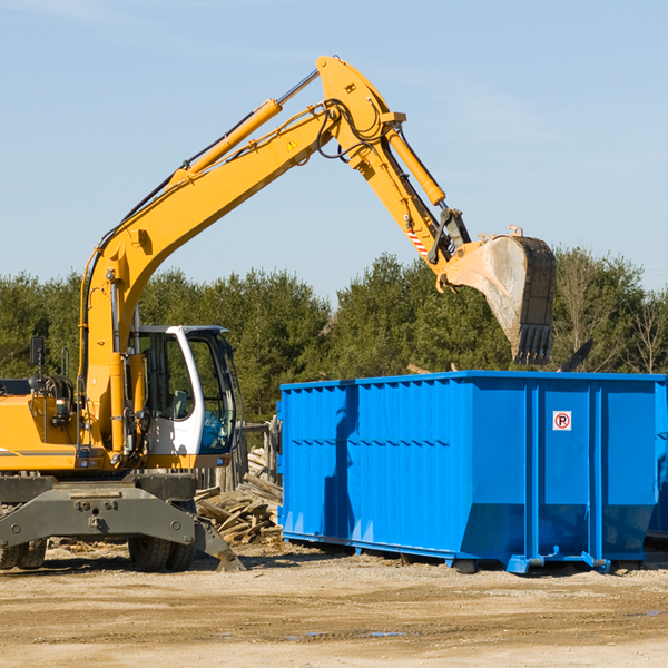 what are the rental fees for a residential dumpster in Lawrence Township